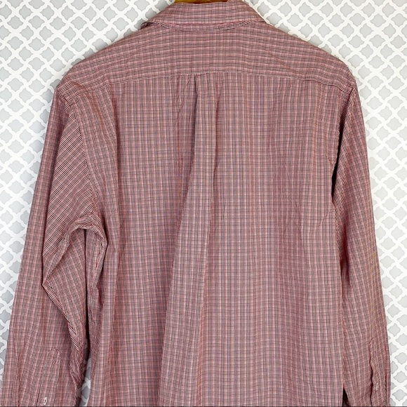 EUC Men’s J. Crew 80’s 2 ply Micro Checkered Shirt - Picture 5 of 8